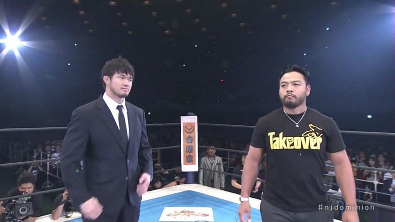 Katsuyori Shibata (left) and Kenta (right)