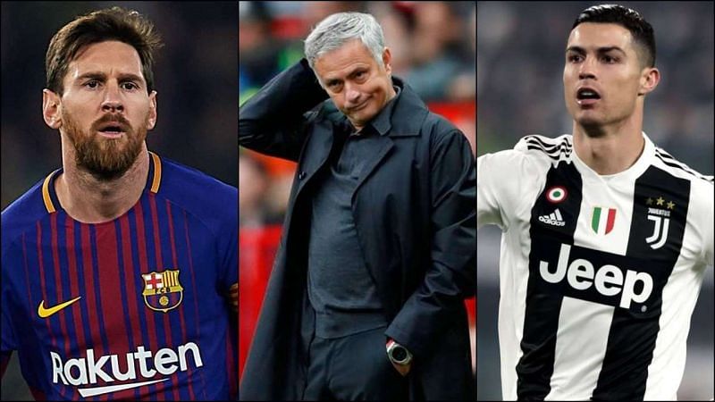 Jose Mourinho names Messi, Mane, and Salah as his forwards of this season&#039;s Champions League, snubbing Ronaldo