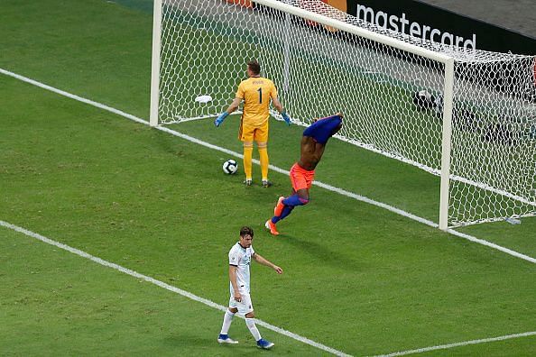 Duvan Zapata scored with his first touch of the match