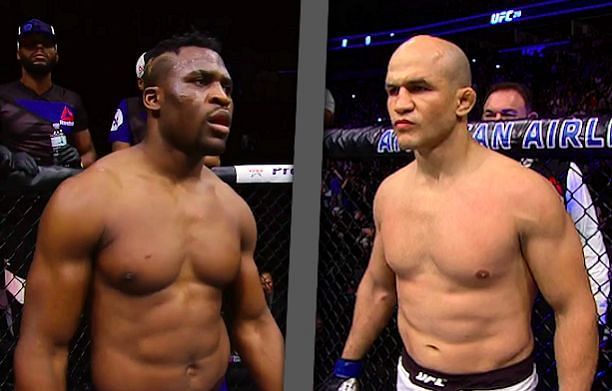Francis Ngannou faces Junior Dos Santos in a big Heavyweight clash this weekend