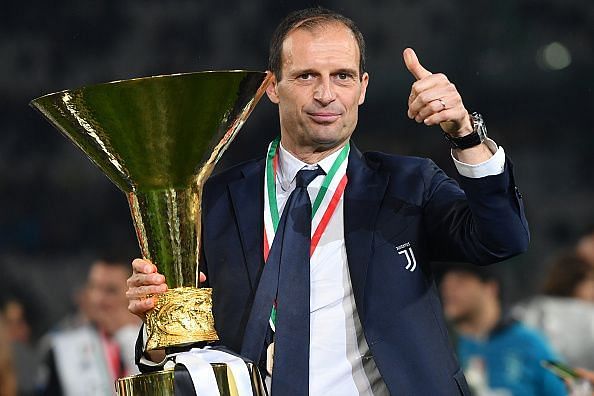 Allegri enjoyed huge levels of success in charge of Juventus