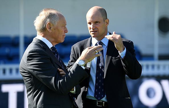 Andrew Strauss (right) was ECBs first Director of Cricket.