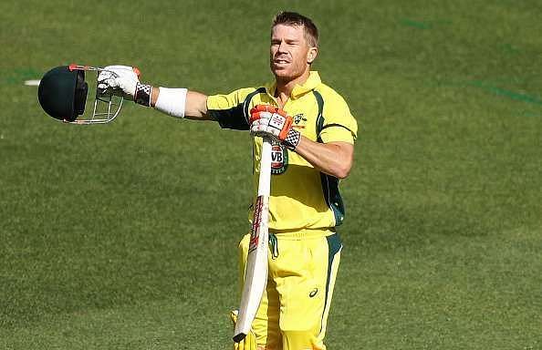 David Warner eventually called off his net session after the incident