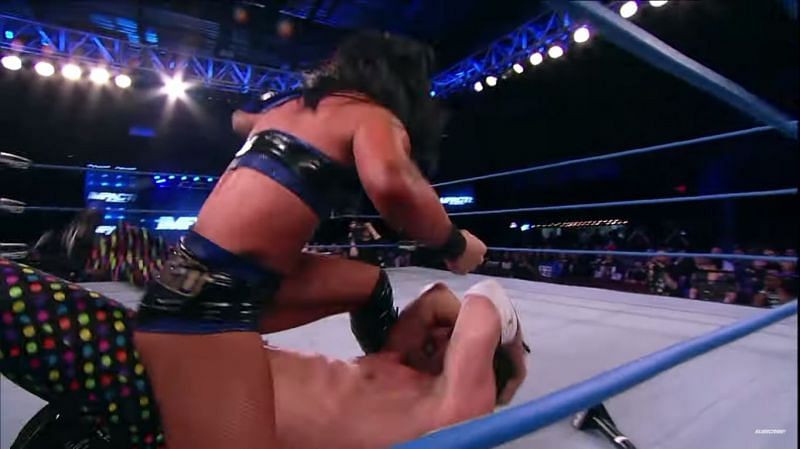 Tessa Blanchard showed no mercy towards the erstwhile WCW legend