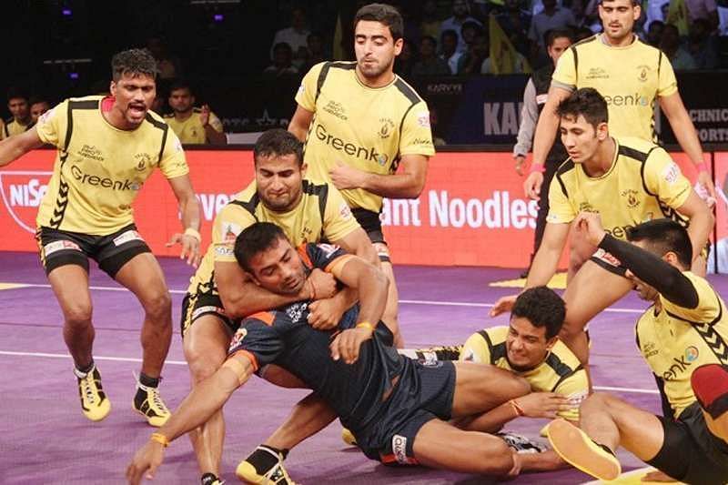 Sandeep Dhull and Sandeep Narwal were once a part of the Telugu Titans defense