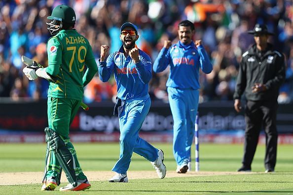 Arch rivals India and Pakistan will lock horns at Old Trafford today