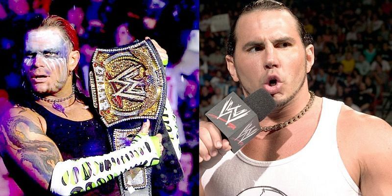 Both of the Hardy Boys have been let go by WWE during their careers, though for very different reasons.