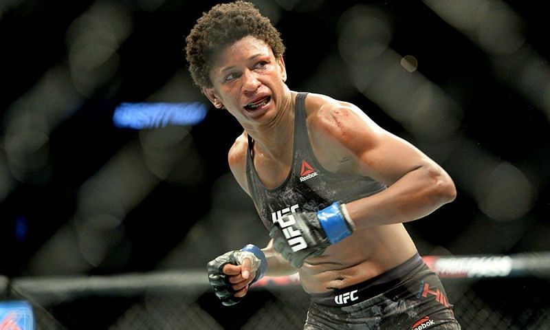 Popular striker Angela Hill headlines the Fight Pass portion of the card