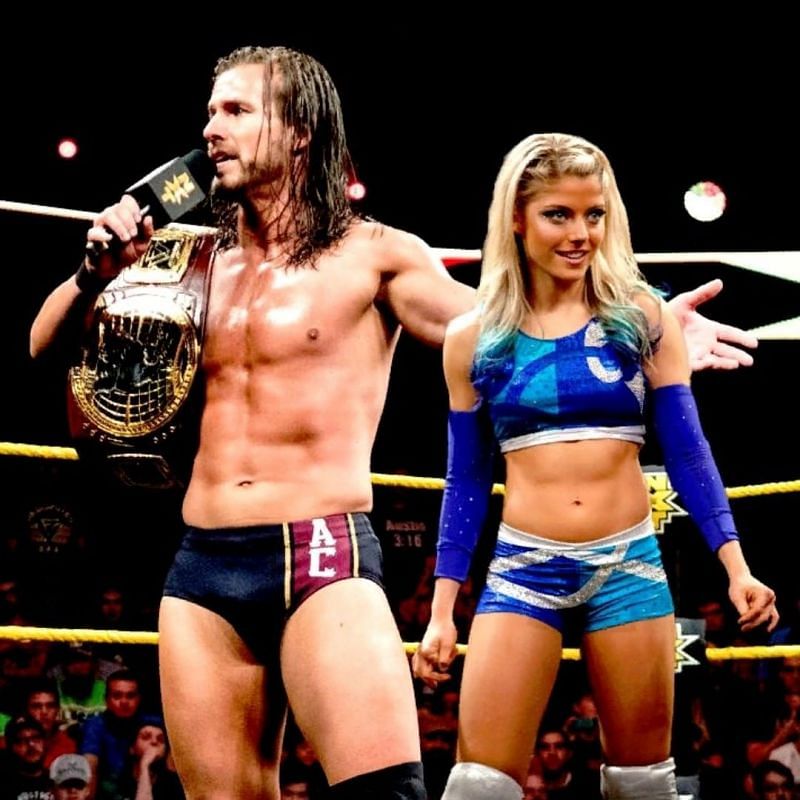 Adam Cole and Alexa Bliss in NXT.