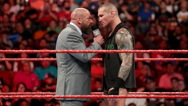Randy Orton defeated his mentor Triple H in Saudi Arabia