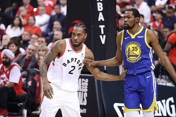 Kevin Durant and Kawhi Leonard are apparently looking to team up