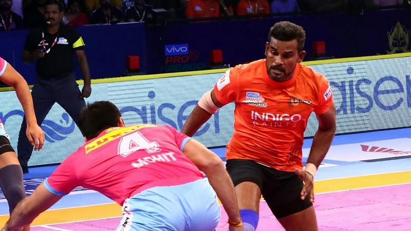 Dharmaraj Cheralathan, at the age of 44 is one of the most versatile defenders of Pro Kabaddi.