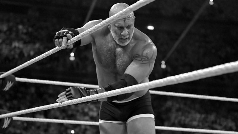 Could Goldberg put someone over before retiring into the night?
