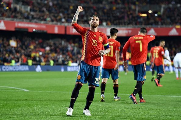 UEFA Euro Qualifiers: Ramos breaks world record as Spain beat Faroe Islands 4-1
