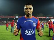 Rahul Bheke in action for Bengaluru