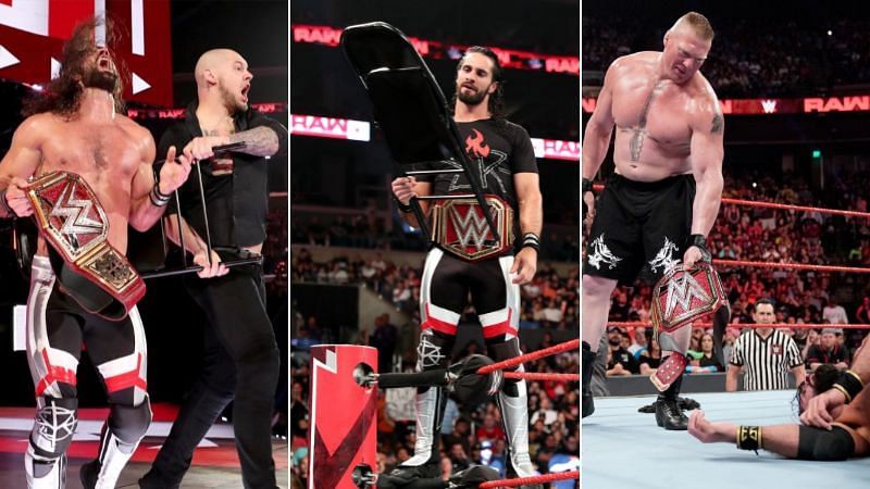 Will Seth Rollins lose to Baron Corbin or Brock Lesnar?