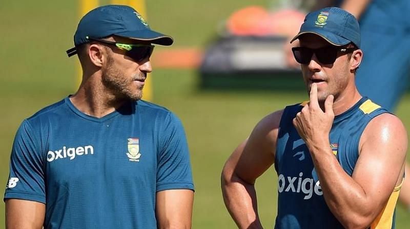 Faf du Plessis and AB de Villiers