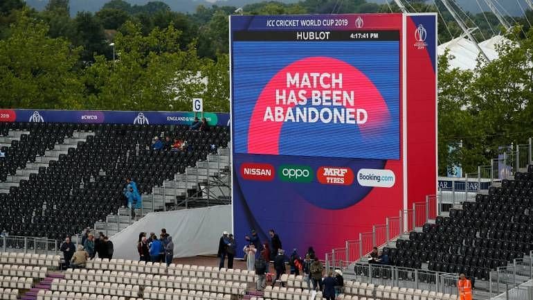 Image result for match abandoned due to rain champions trophy