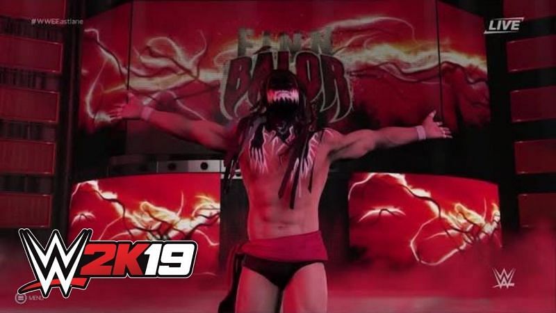 Demon Finn Balor&#039;s entrance from WWE 2K19