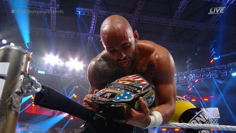 Ricochet won his first main-roster title at Stomping Grounds