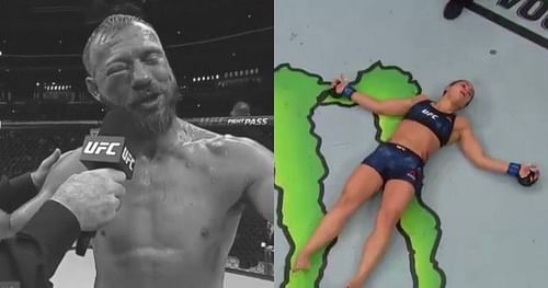 Donald Cerrone and Jessica Eye.