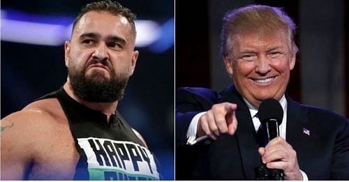 Rusev and Donald Trump.
