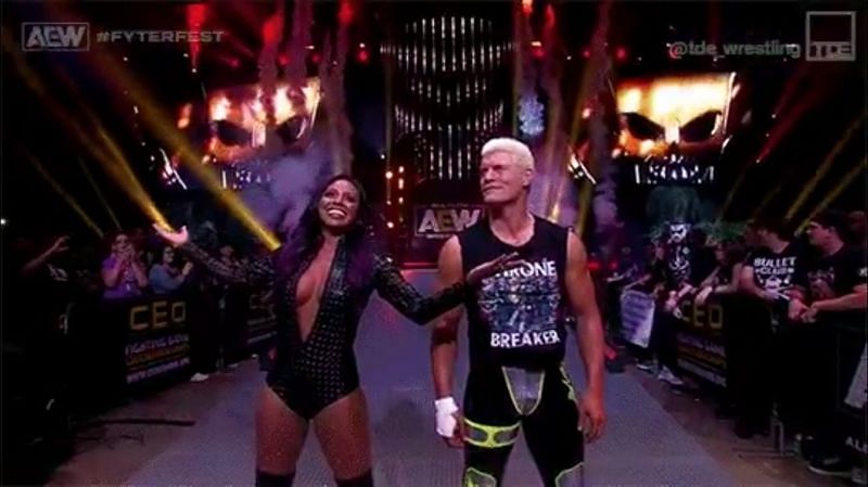 Cody with Brandi Rhodes