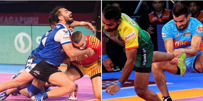 Mohit Chhillar and Ran Singh: The corner defense's bedrock for Tamil Thalaivas.