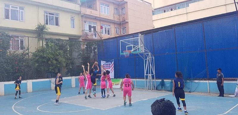 Samriddhi Gorillas vs Iso Kite in Nepal Women&#039;s Basketball League 2019