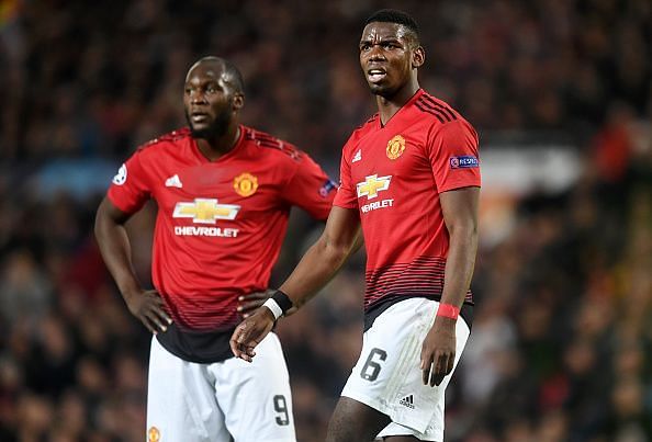 Romelu Lukaku and Paul Pogba