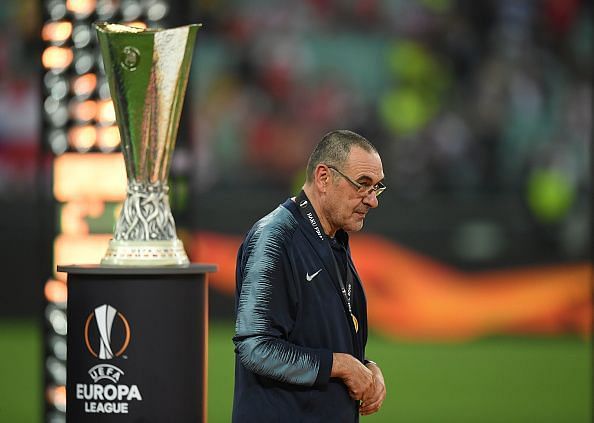 Sarri has been linked with a move to Juventus