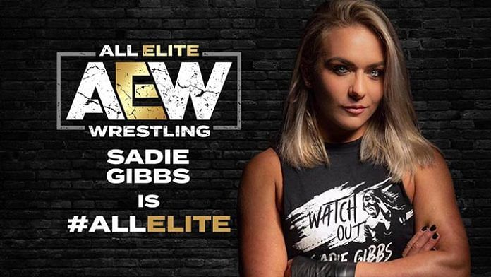 Gibbs one of the brightest young stars on the AEW roster