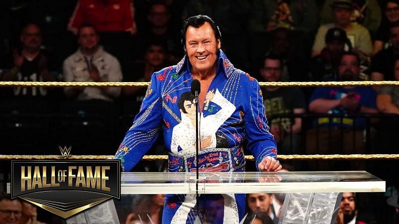 Honky Tonk Man at the 2019 WWE Hall of Fame induction ceremony.