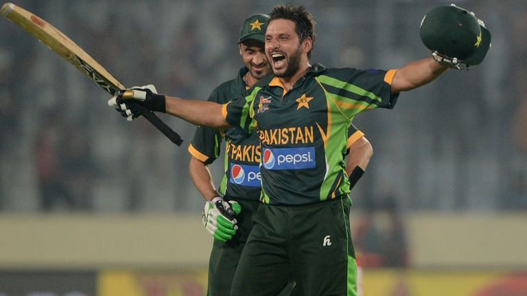 Shahid Afridi clinched an against-the-odds win against India.