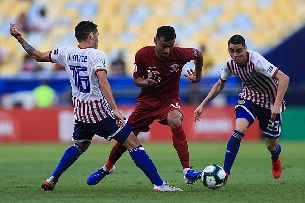 Copa America 2019: Paraguay left shell-shocked as Qatar fight back to earn a point