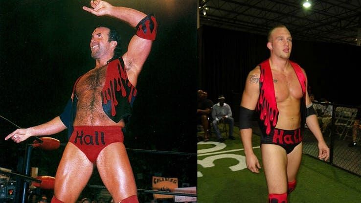 Scott Hall (left) changed wrestling forever as part of the nWo, and his son Cody is quickly making a legacy of his own.
