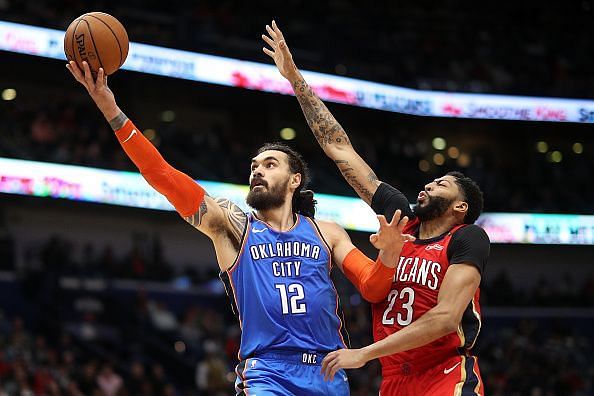 Steven Adams looks to be heading for an exit from the Thunder