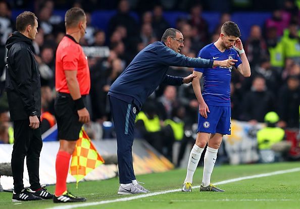 The Sarri-Jorginho partnership could be on the brink of breaking up