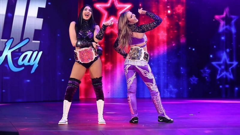 The IIconics defended their titles for the first time since WrestleMania