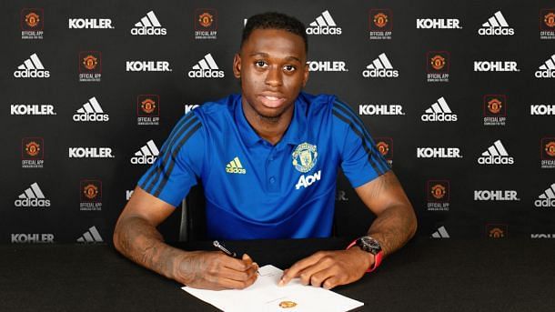 Manchester United&#039;s latest recruit at &Acirc;&pound;50 million: Aaron Wan-Bissaka