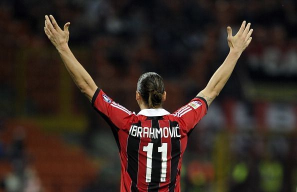 Ibrahimovi&Auml; scored 28 goals for AC Milan during the 2011-12 season