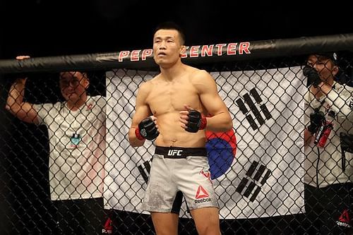 The audience is will witness multiple nail-biting moments asÂ âThe Korean Zombieâ, a.k.a. Chan Sung Jung faces the super talentedÂ Renato Moicano from Brazil