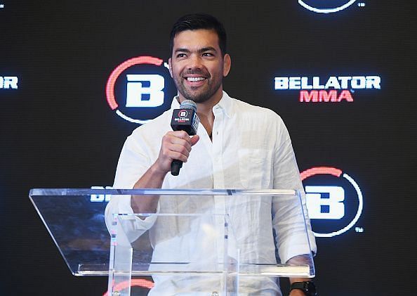 Machida at Bellator-DAZN Announcement Press Conference