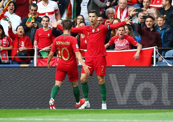 Cristiano Ronaldo scored an amazing treble against Switzerland