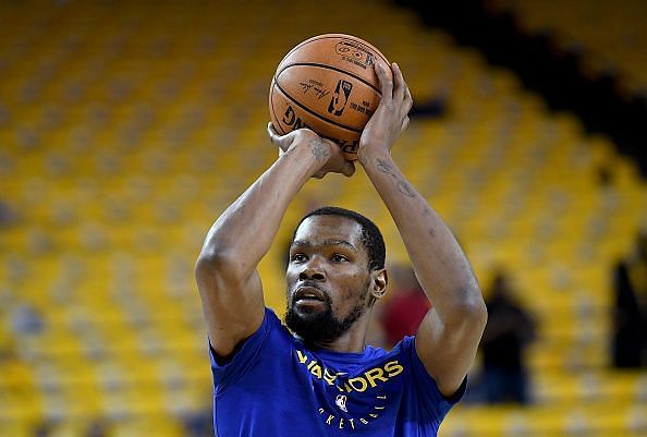 Kevin Durant has not played since Game 5 of the second-round against the Houston Rockets