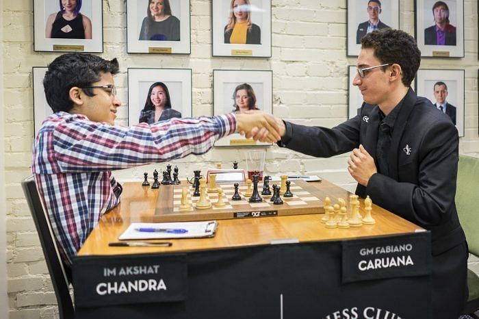 Akshat takes on 2018 World Championship Challenger Caruana. Source: Google Images