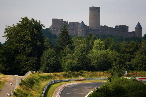 The old N&Atilde;&frac14;rburgring-Nordschleife goes through a stunning landscape