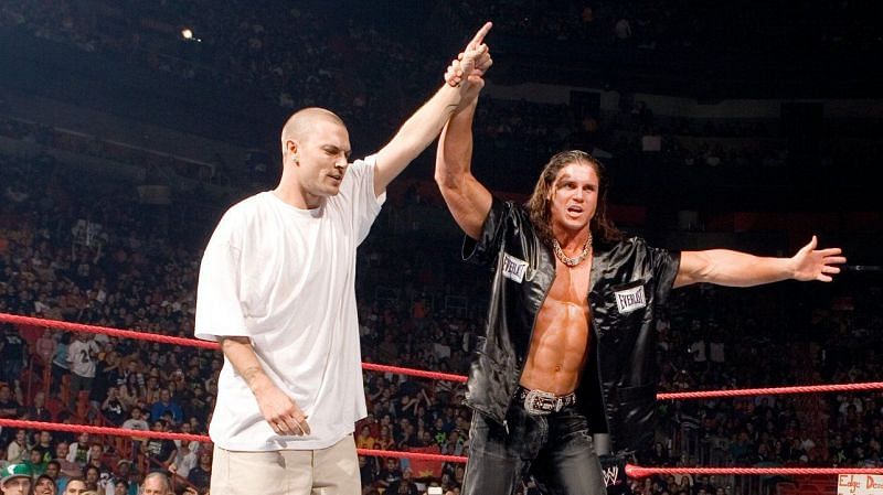 The former Mr. Spears beat Cena with help from Umaga and Johnny Nitro.