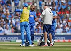 What happened to Shikhar Dhawan in the India v Australia match? | World Cup 2019