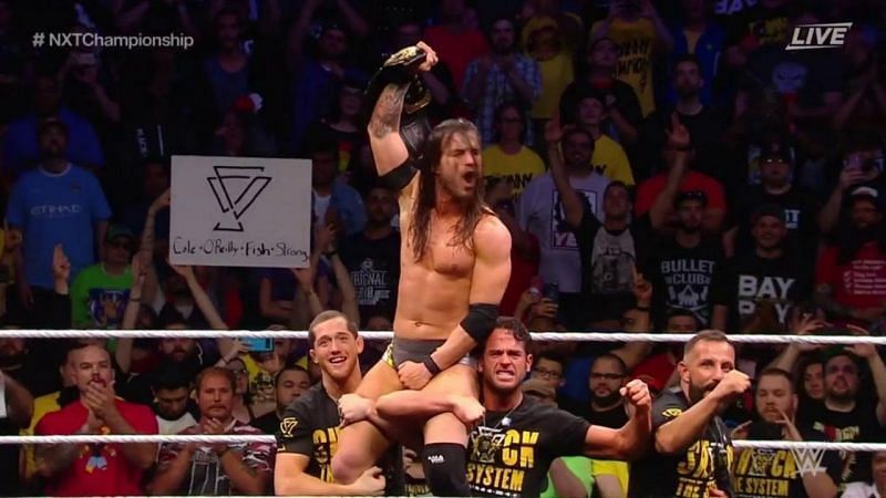 Adam Cole is now the reigning and defending NXT Champion